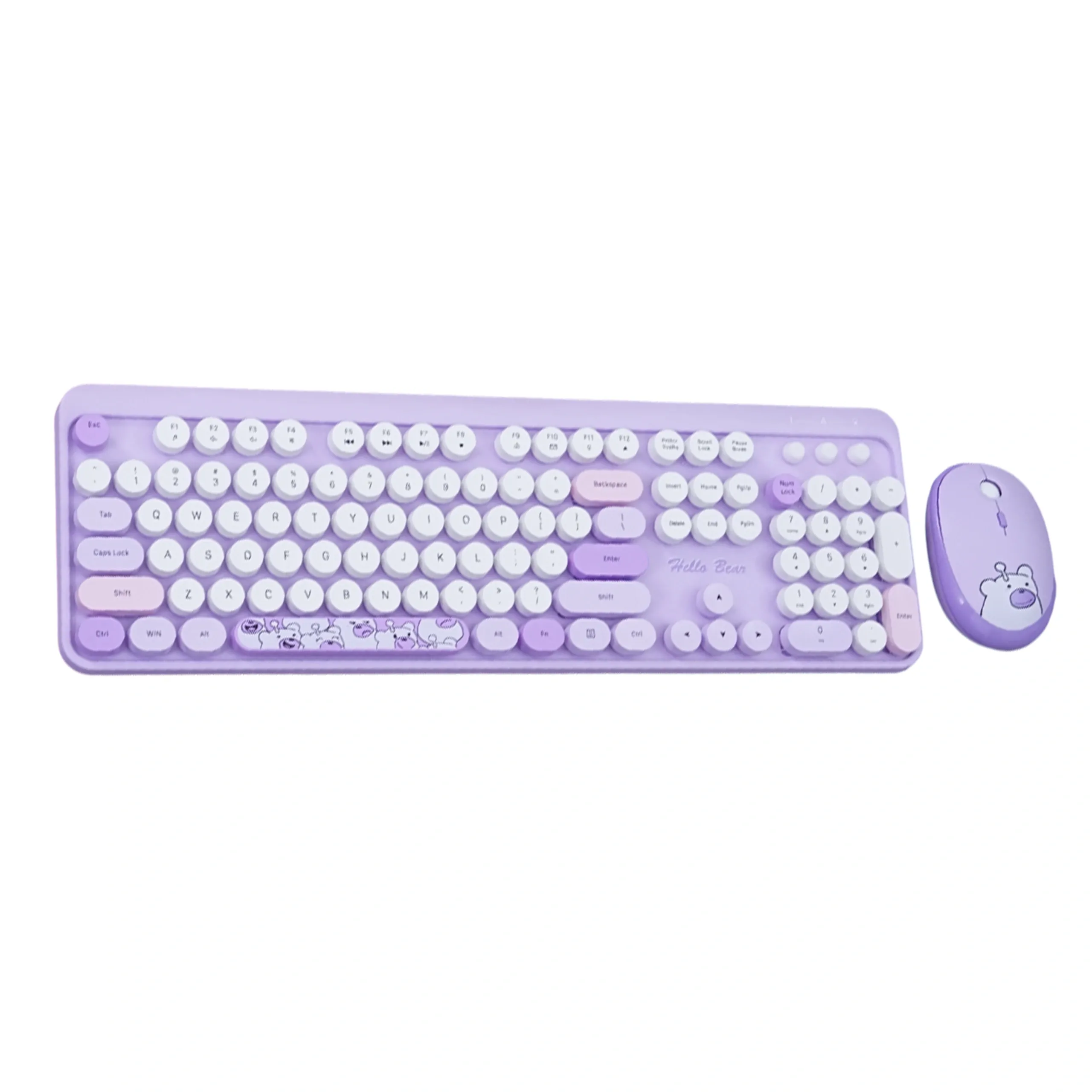 Bàn phím và chuột máy tính không dây GEEZER HELLO BEAR